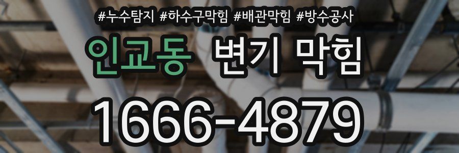 인교동 변기 막힘
