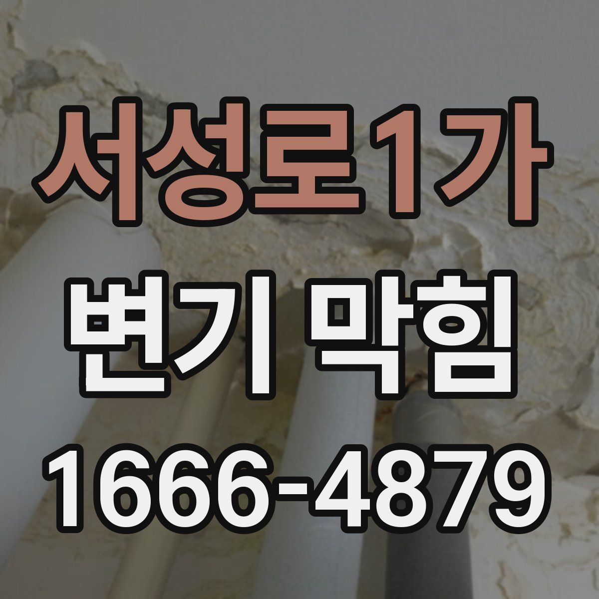 서성로1가 변기 막힘
