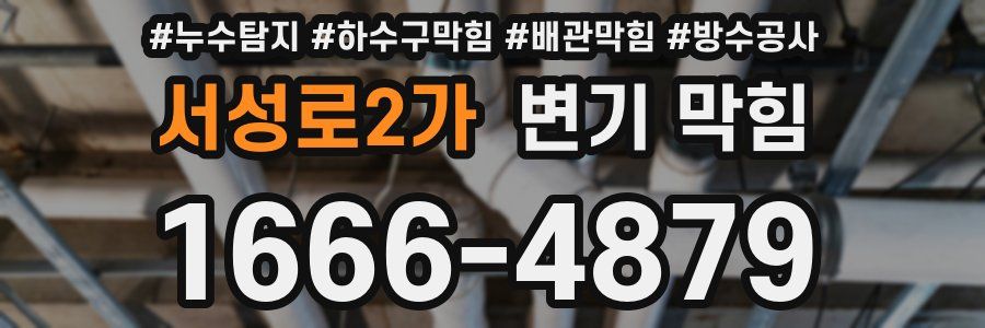 서성로2가 변기 막힘