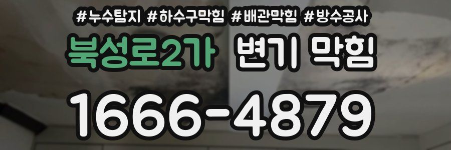 북성로2가 변기 막힘