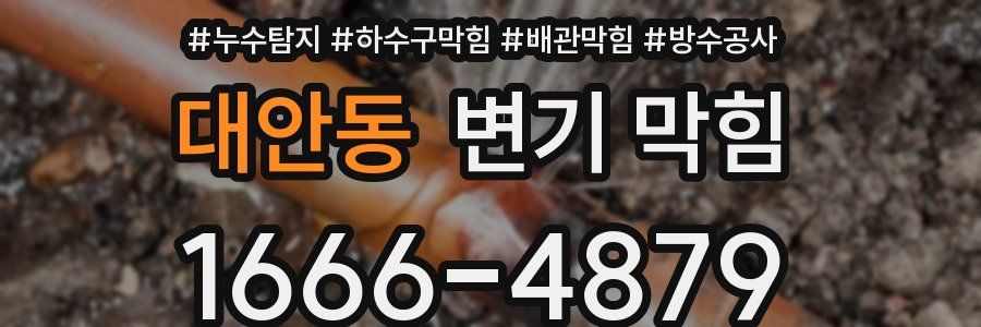 대안동 변기 막힘