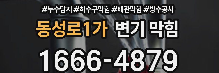 동성로1가 변기 막힘