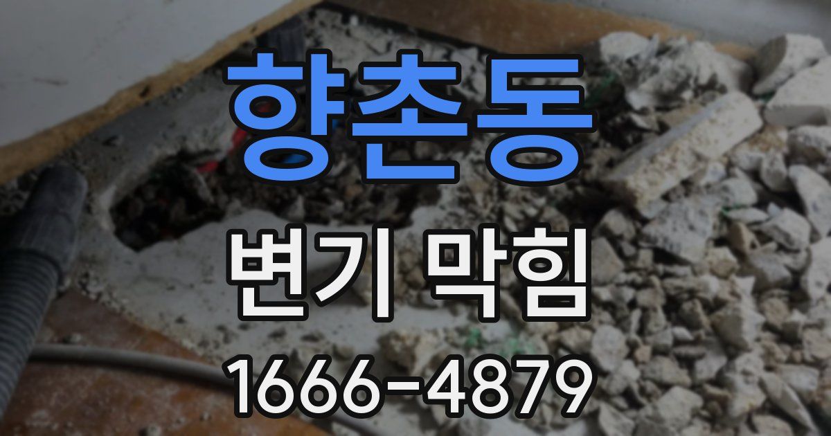 향촌동 변기 막힘