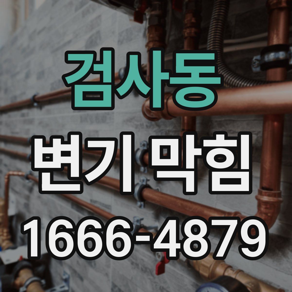 검사동 변기 막힘