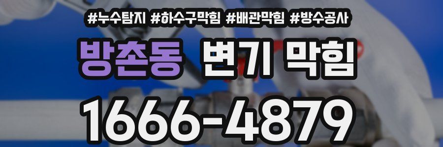 방촌동 변기 막힘