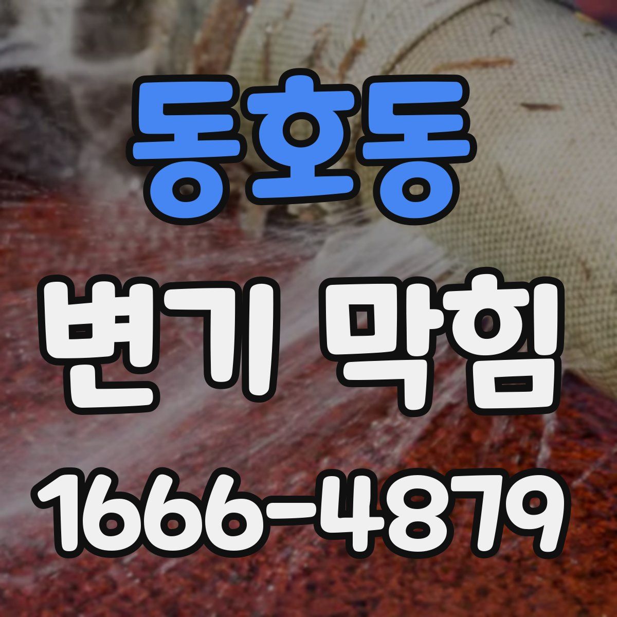 동호동 변기 막힘
