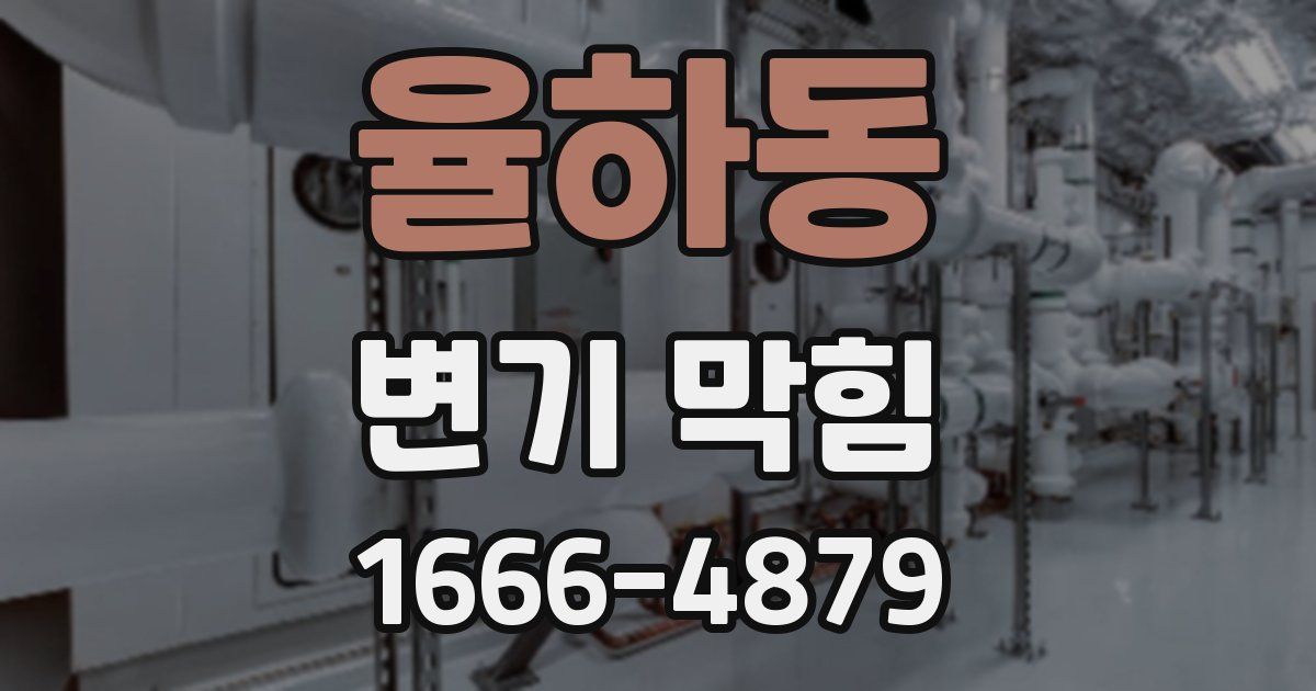 율하동 변기 막힘