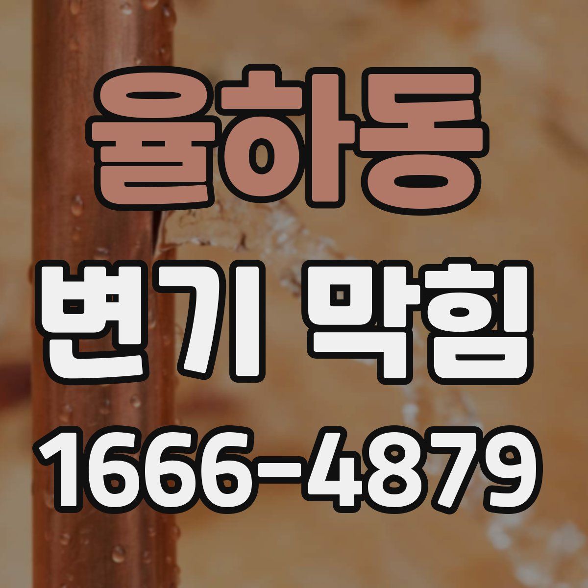 율하동 변기 막힘