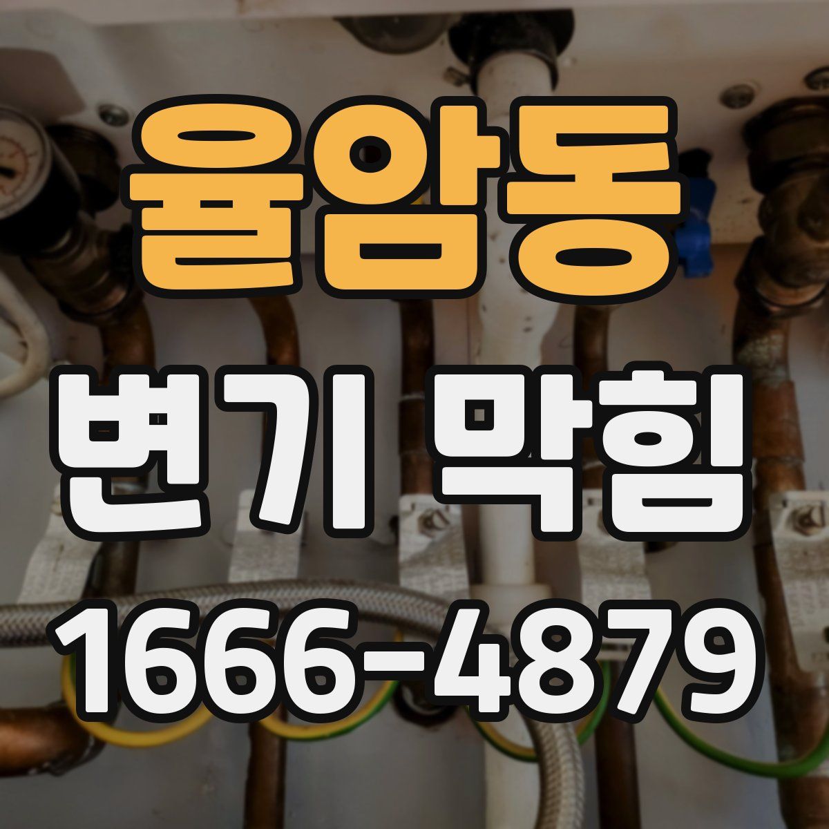 율암동 변기 막힘