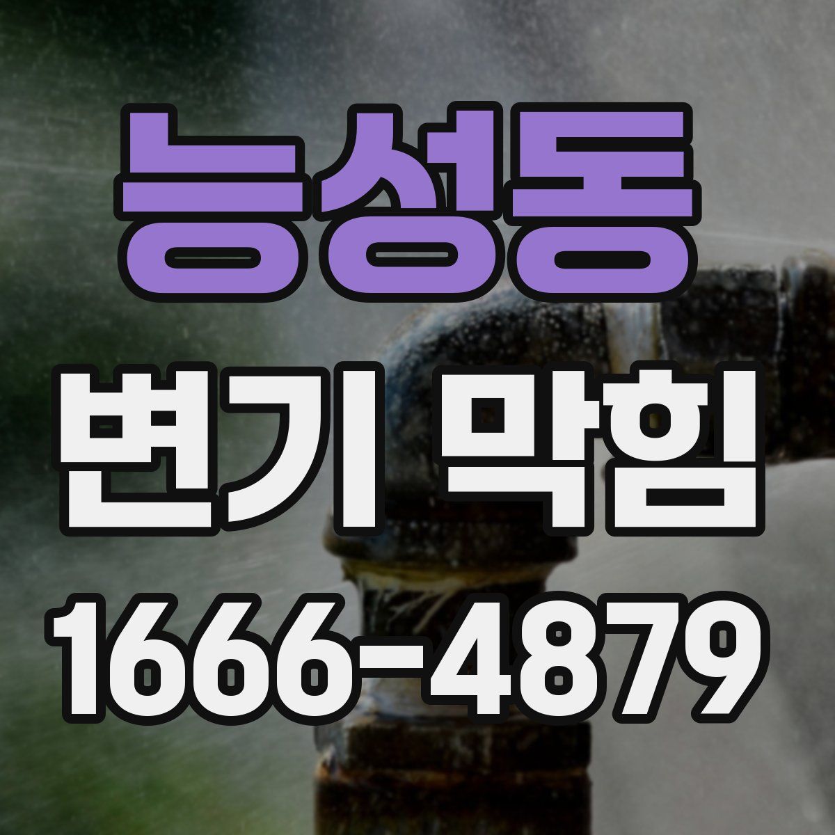능성동 변기 막힘