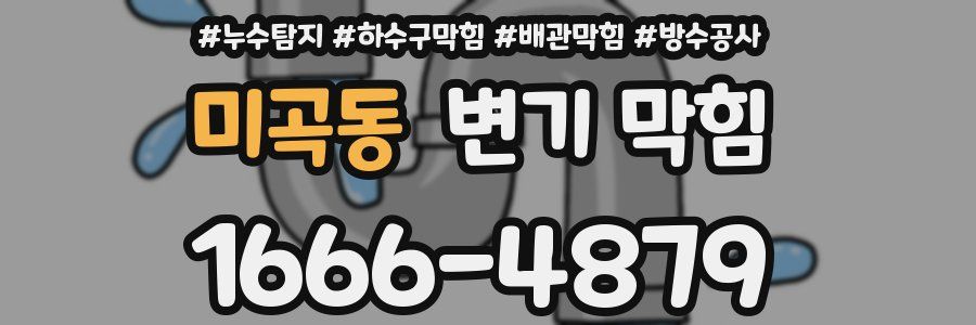 미곡동 변기 막힘