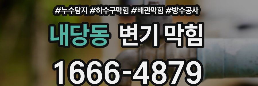 내당동 변기 막힘