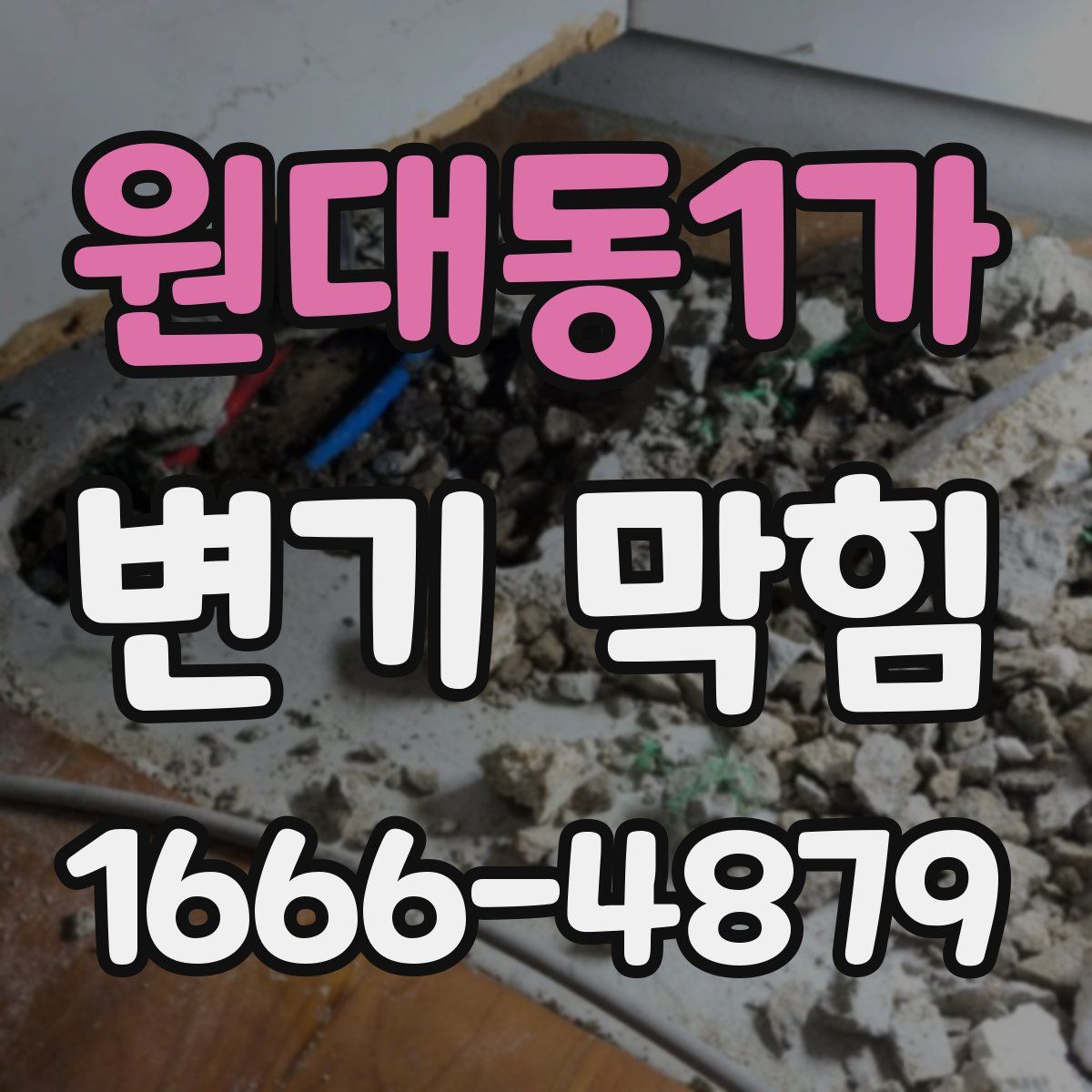 원대동1가 변기 막힘
