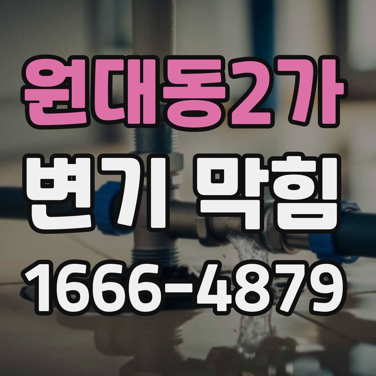 원대동2가 변기 막힘
