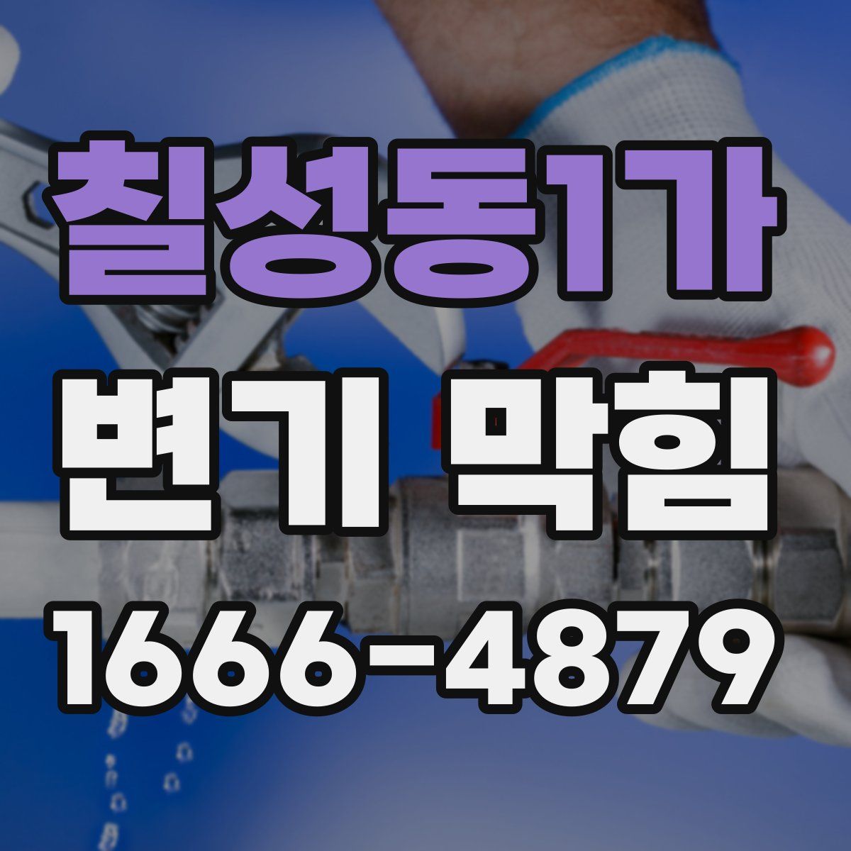 칠성동1가 변기 막힘