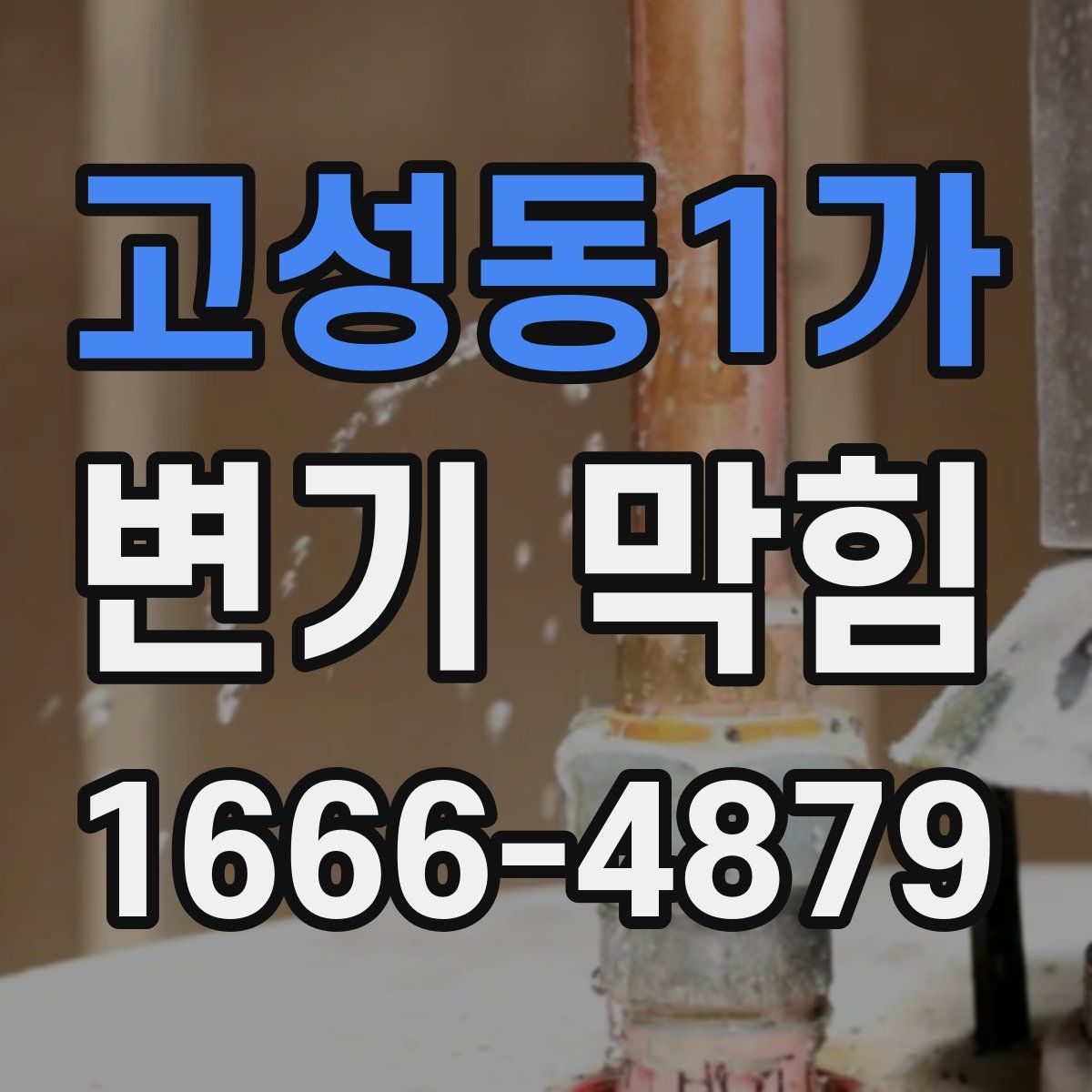 고성동1가 변기 막힘