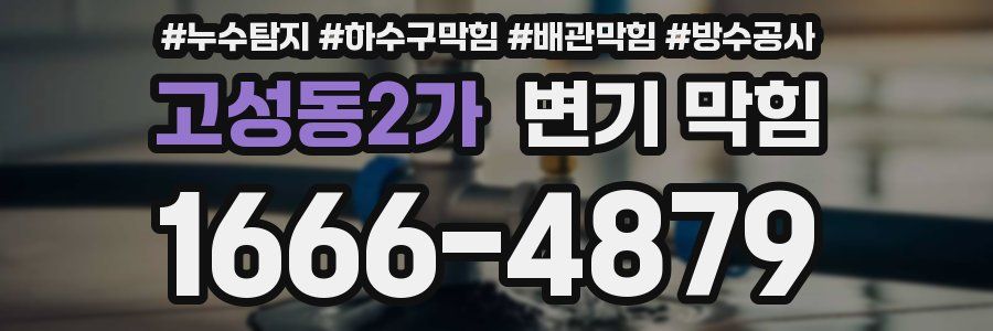 고성동2가 변기 막힘
