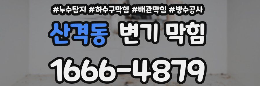산격동 변기 막힘