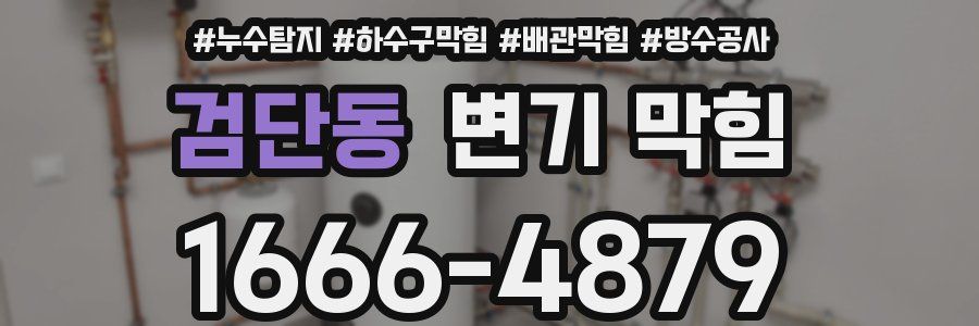 검단동 변기 막힘
