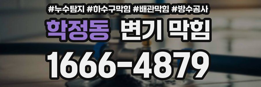 학정동 변기 막힘