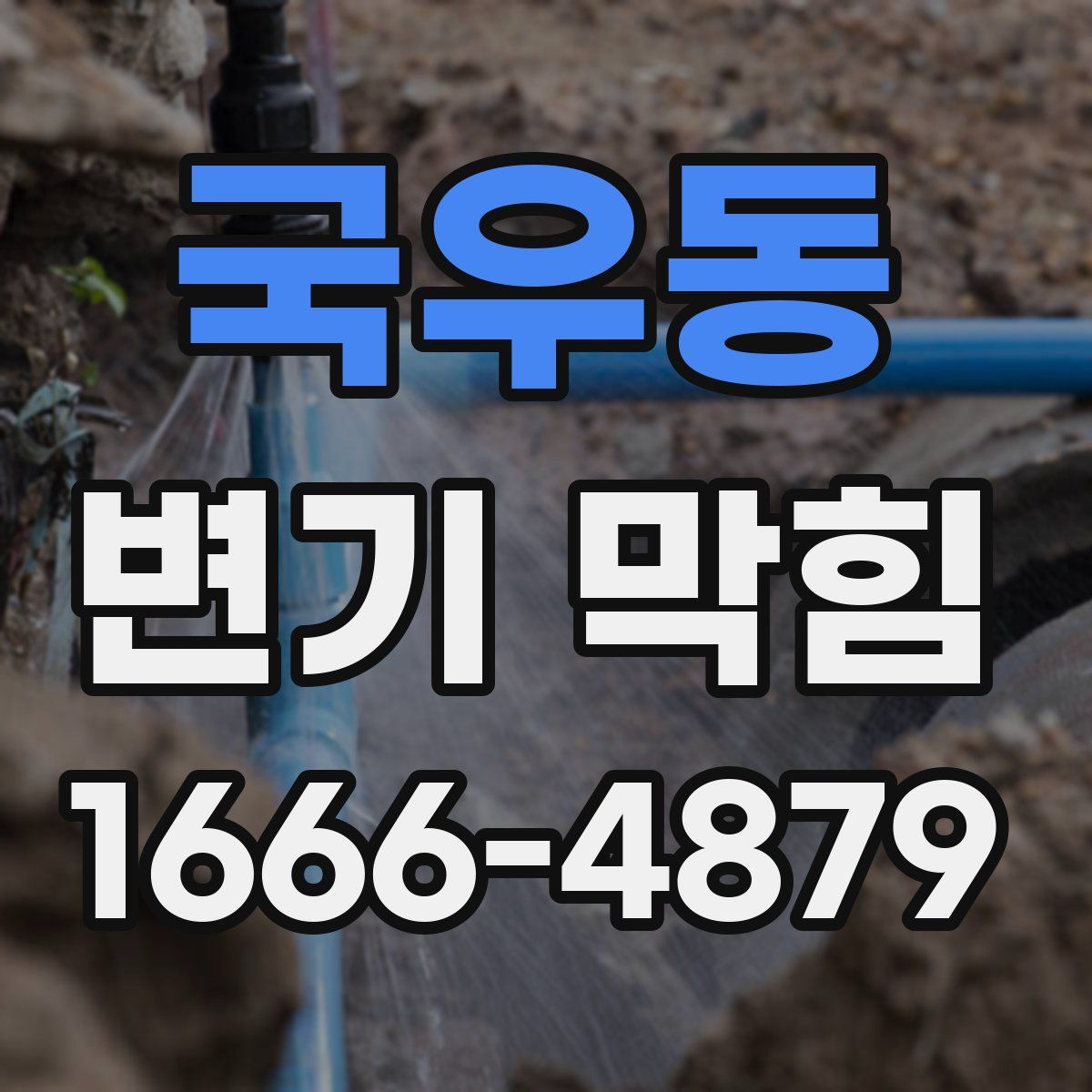 국우동 변기 막힘