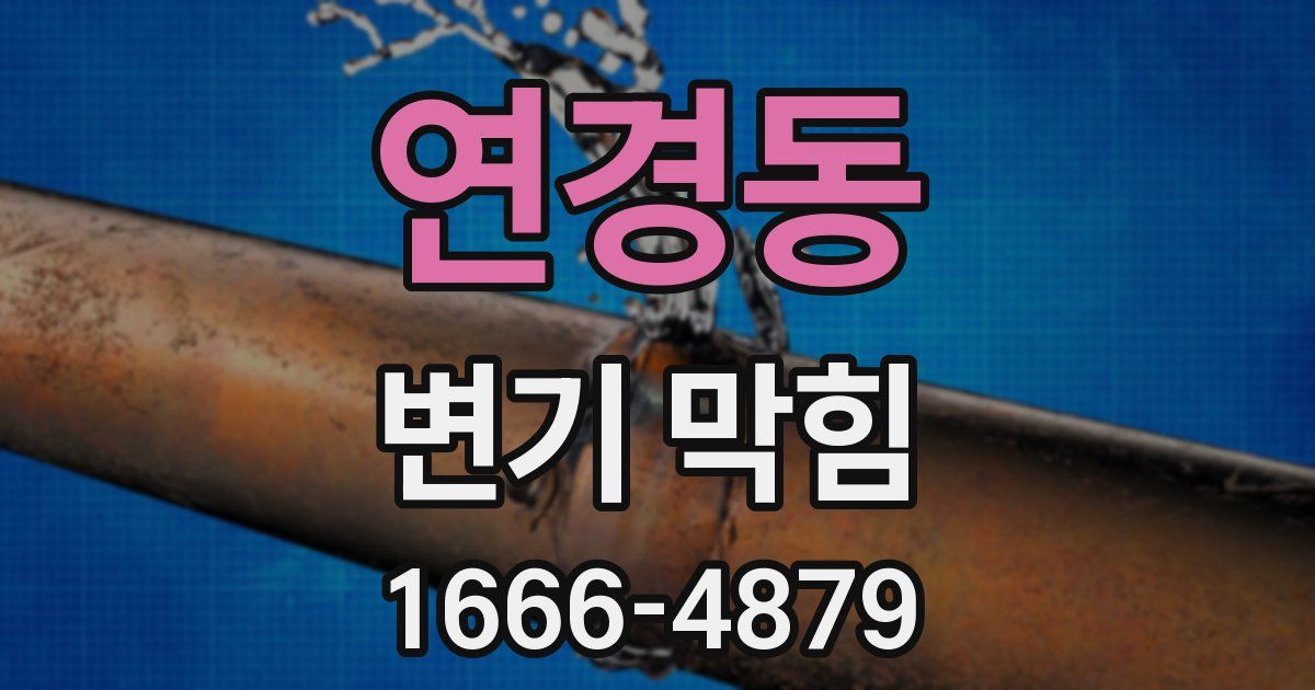 연경동 변기 막힘