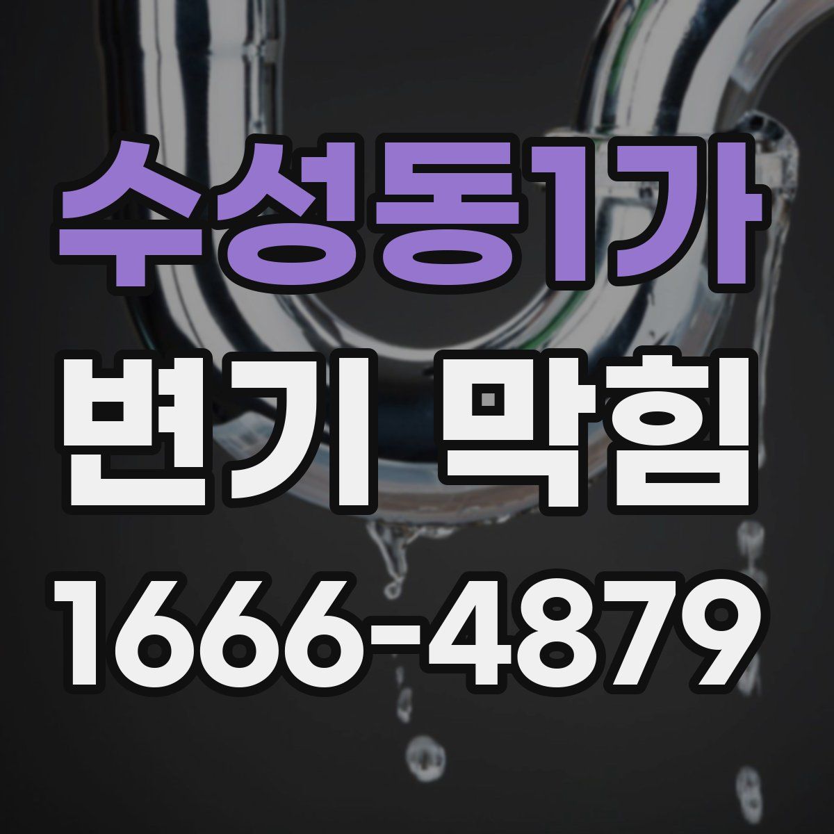 수성동1가 변기 막힘