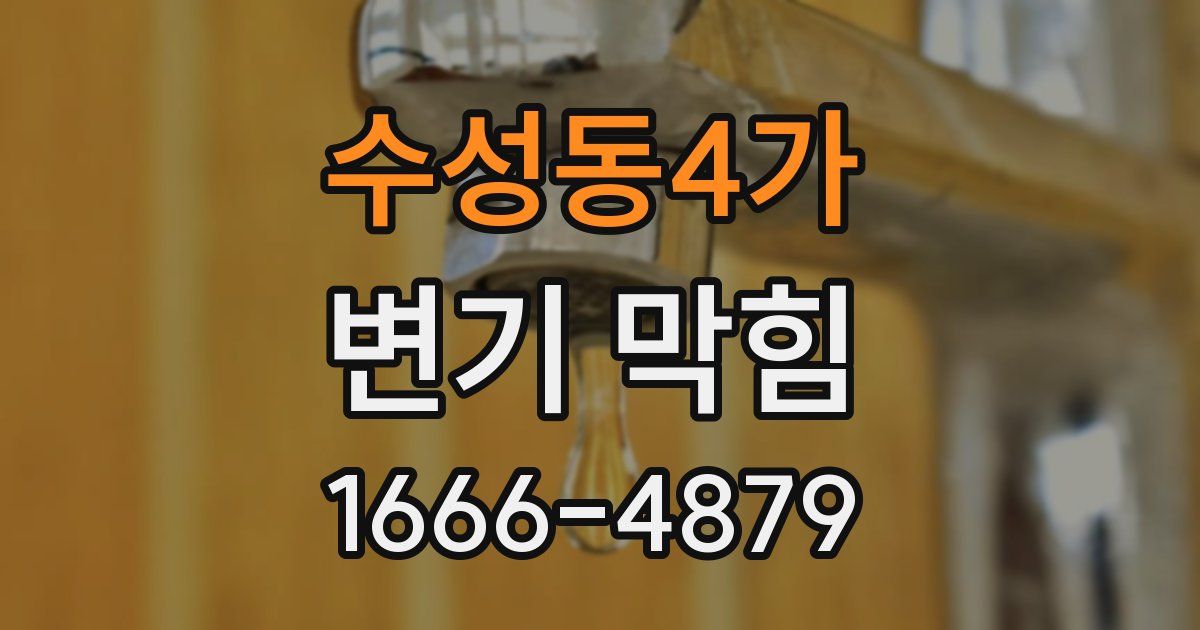 수성동4가 변기 막힘
