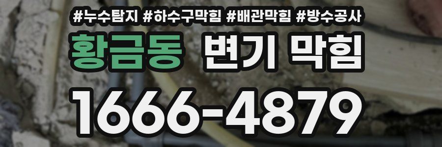 황금동 변기 막힘