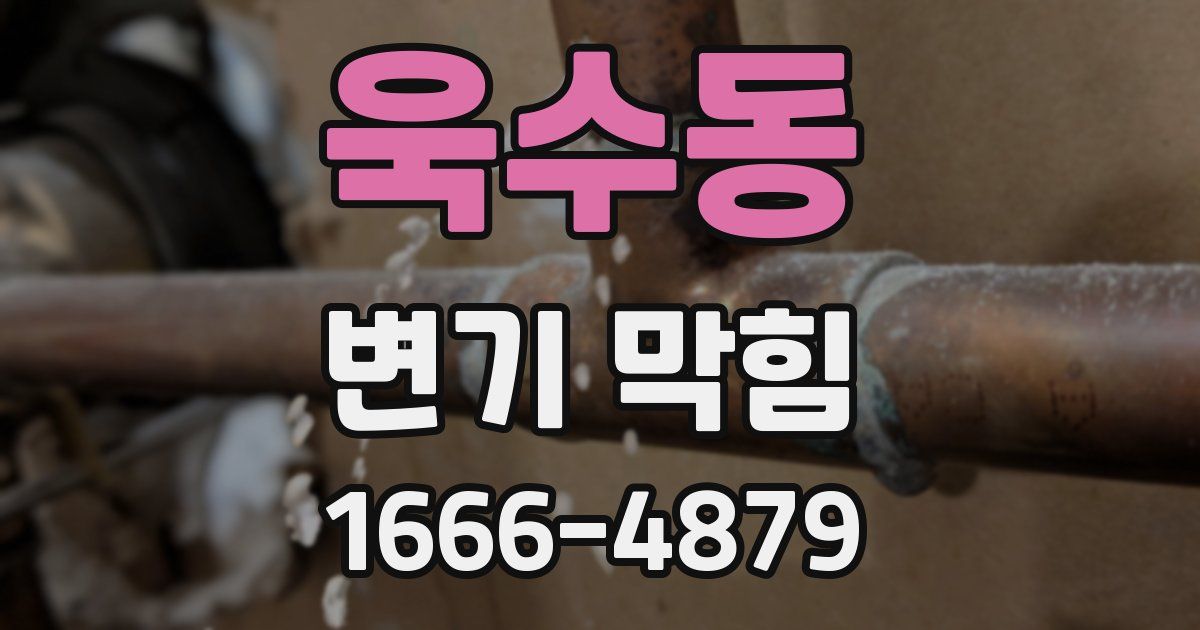 욱수동 변기 막힘
