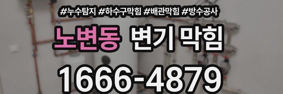 노변동 변기 막힘