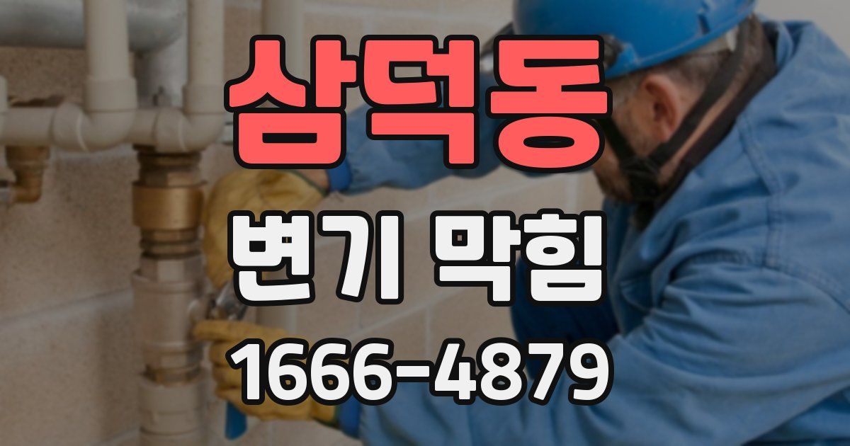 삼덕동 변기 막힘