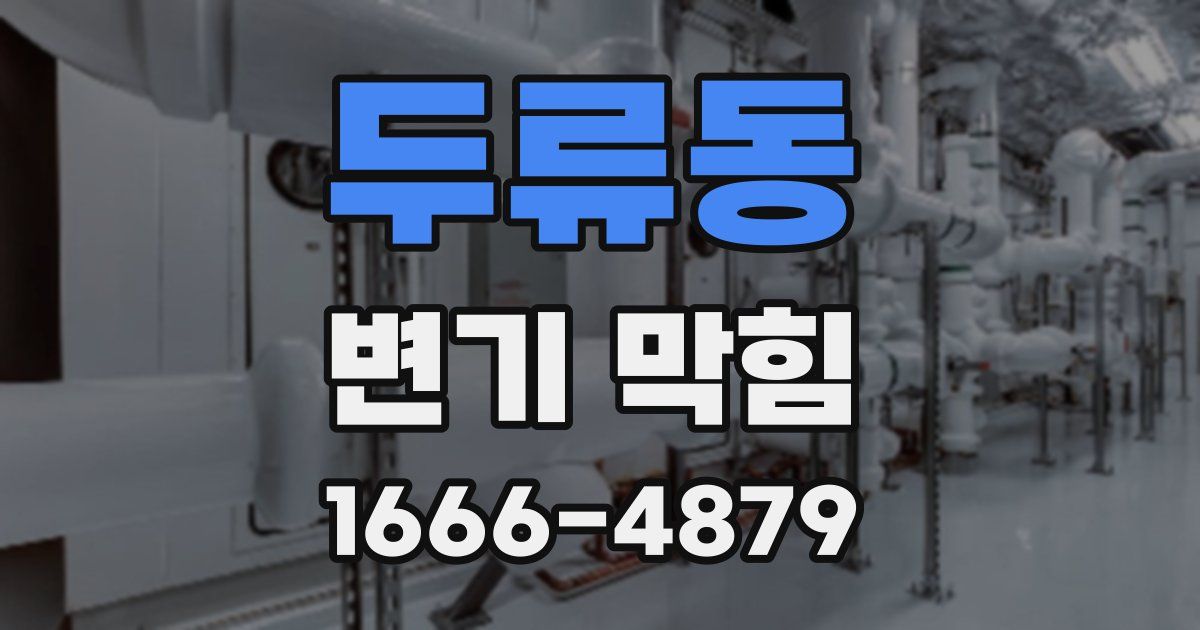 두류동 변기 막힘