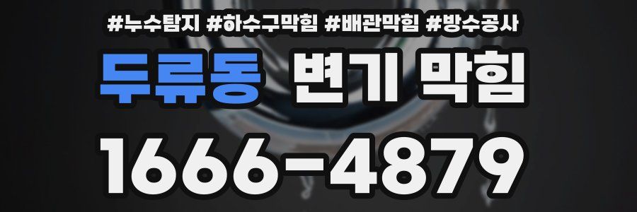 두류동 변기 막힘