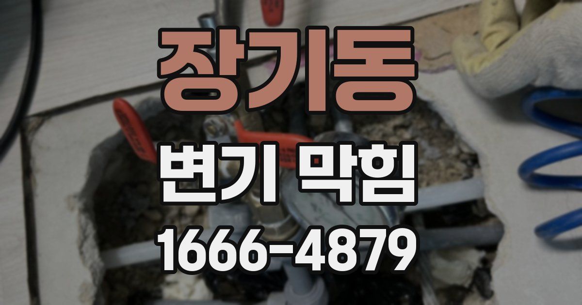 장기동 변기 막힘