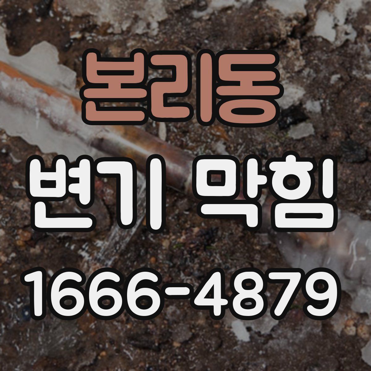 본리동 변기 막힘