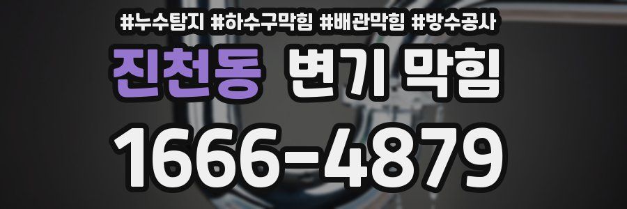 진천동 변기 막힘