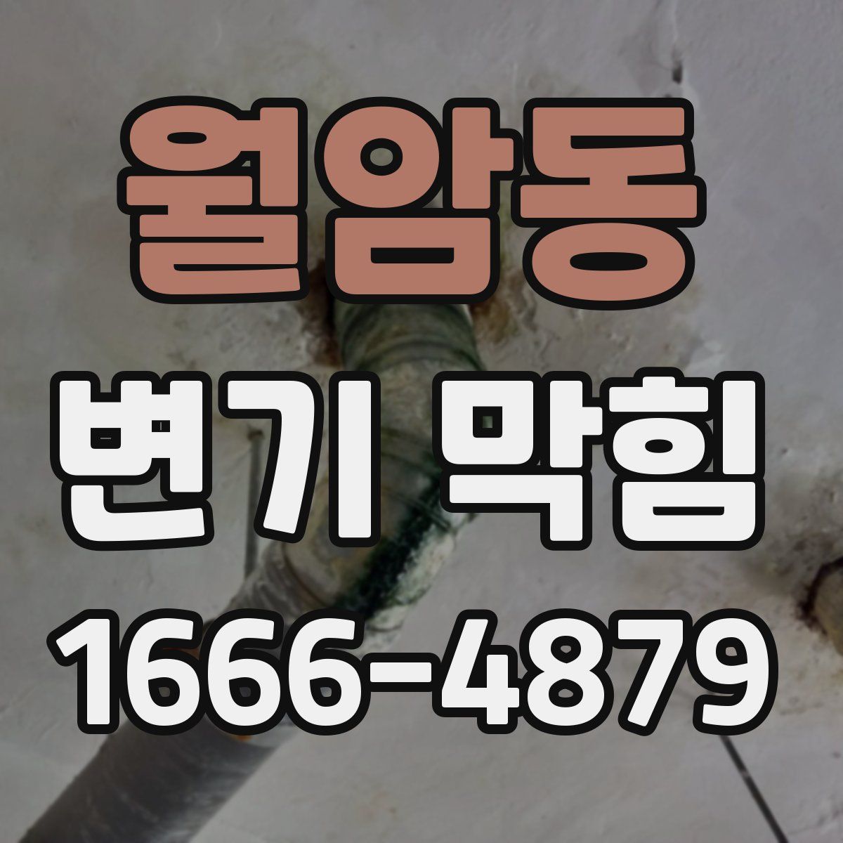 월암동 변기 막힘