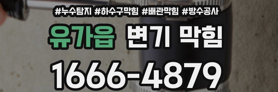 유가읍 변기 막힘