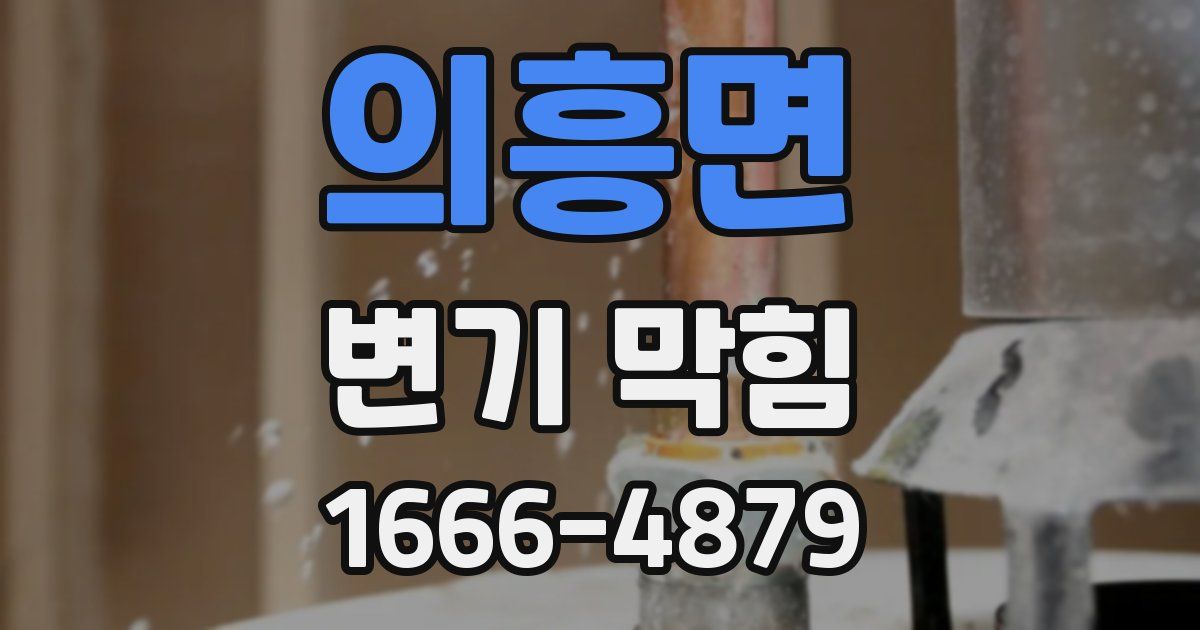 의흥면 변기 막힘