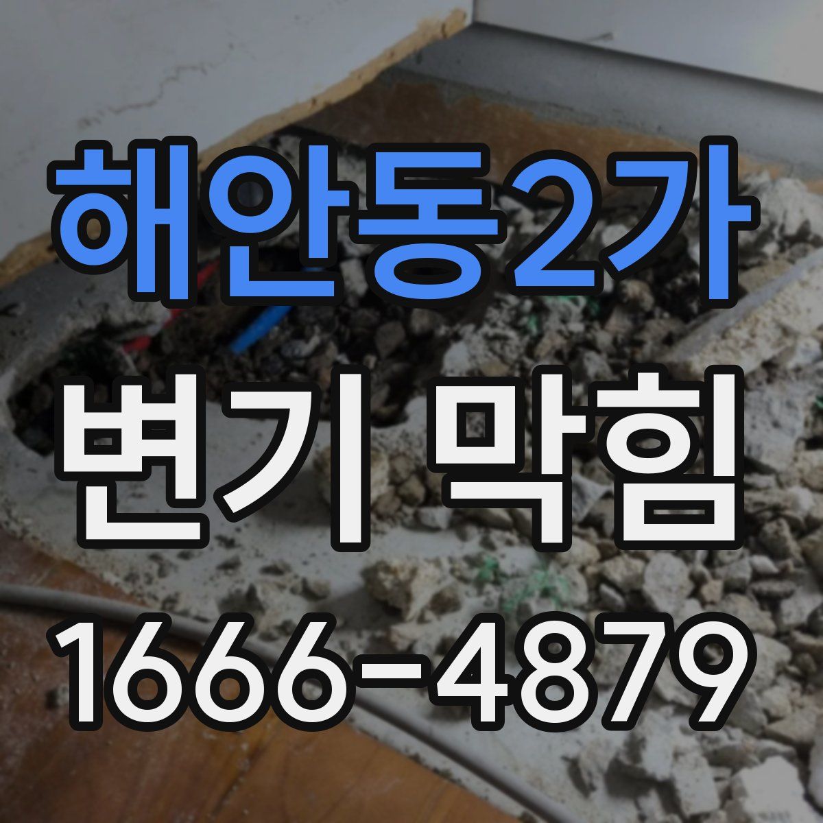 해안동2가 변기 막힘