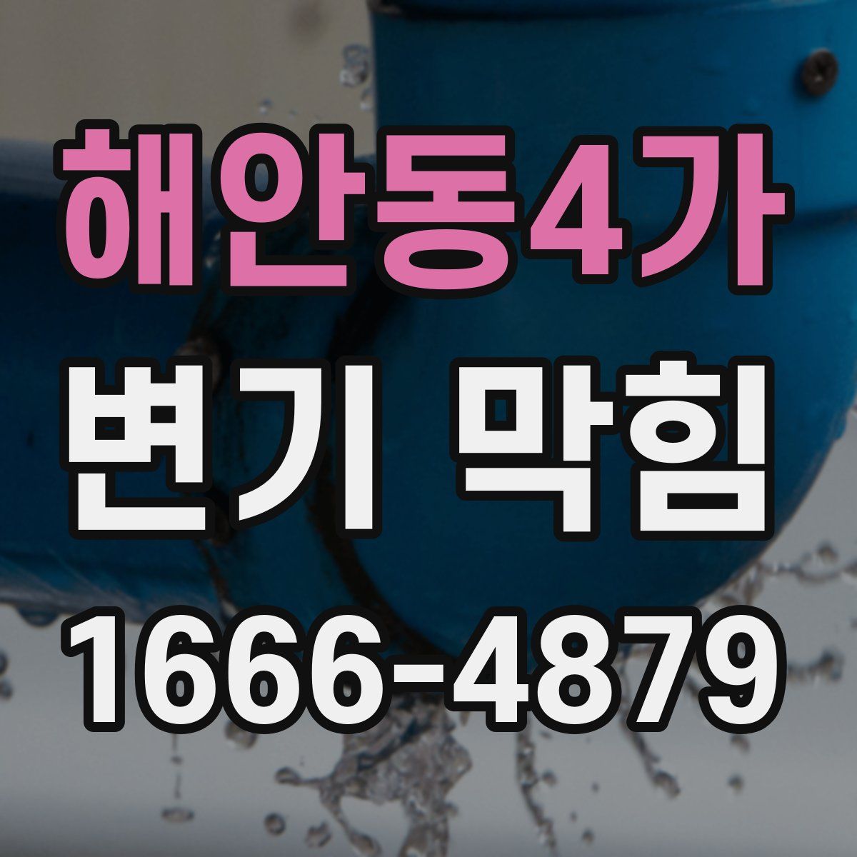 해안동4가 변기 막힘