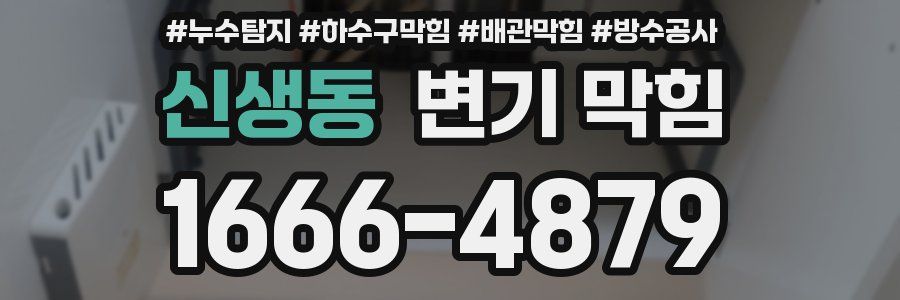 신생동 변기 막힘