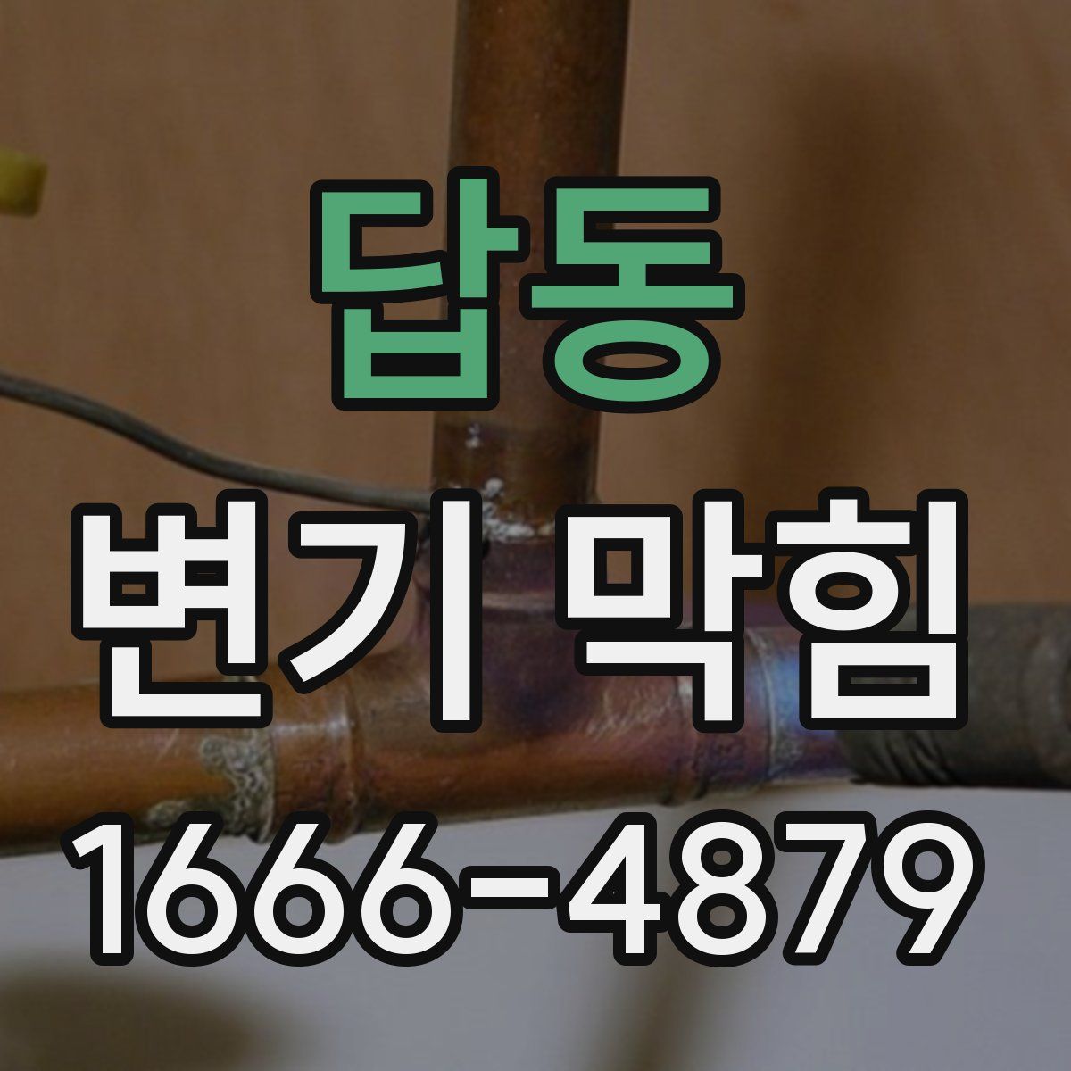 답동 변기 막힘