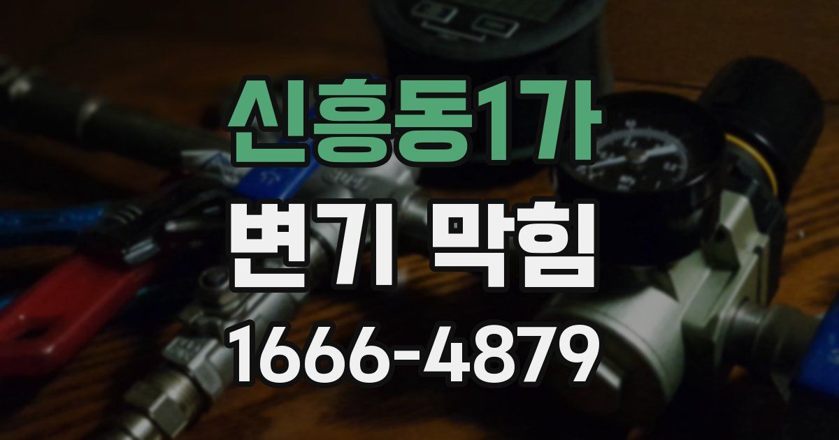 신흥동1가 변기 막힘
