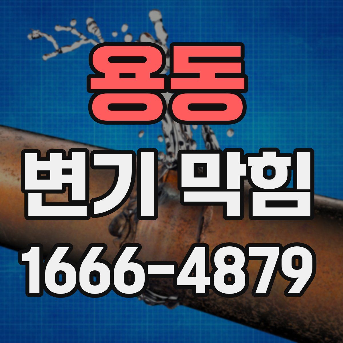 용동 변기 막힘