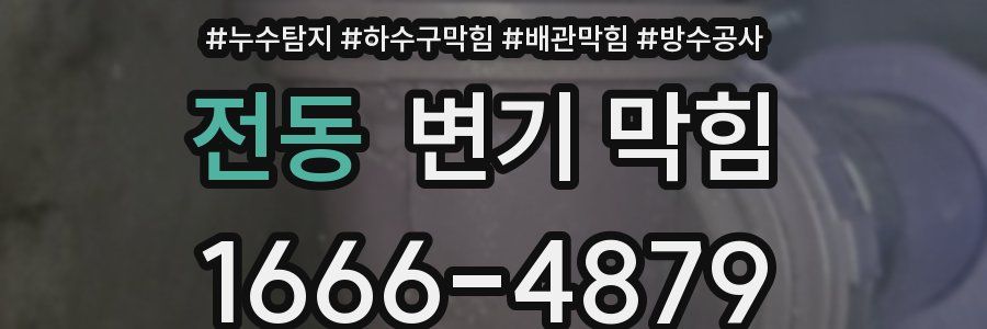 전동 변기 막힘