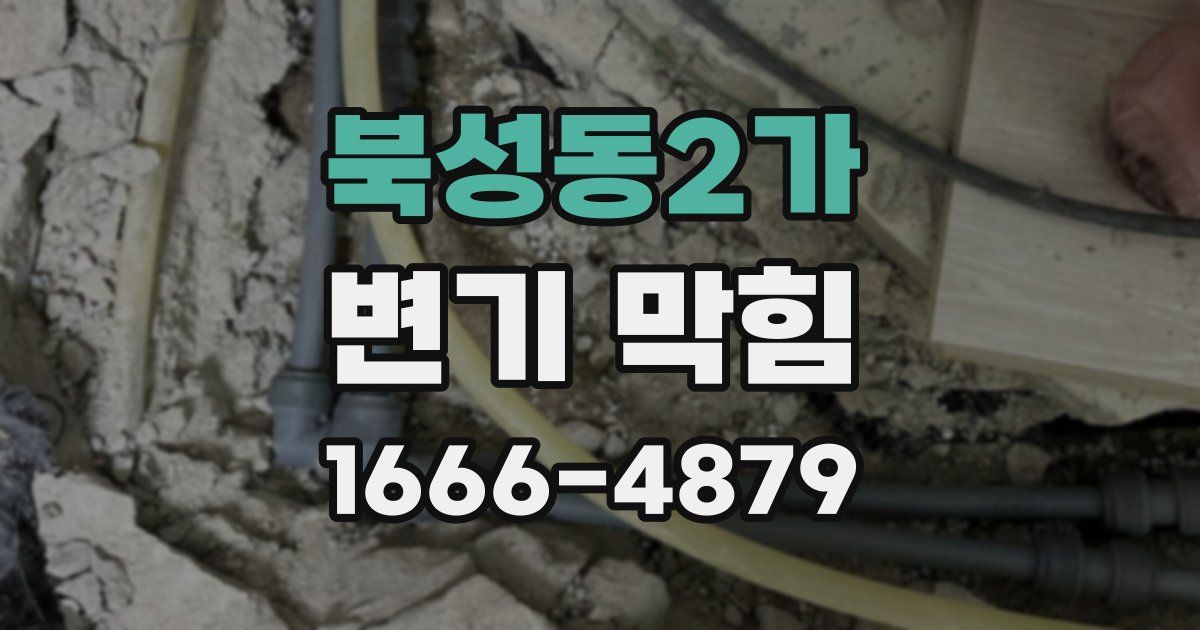 북성동2가 변기 막힘