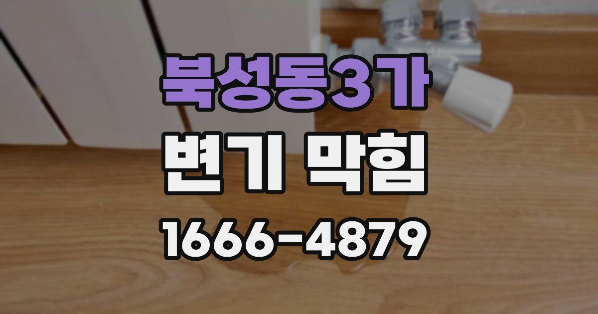 북성동3가 변기 막힘