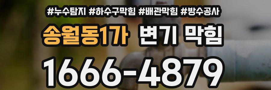 송월동1가 변기 막힘